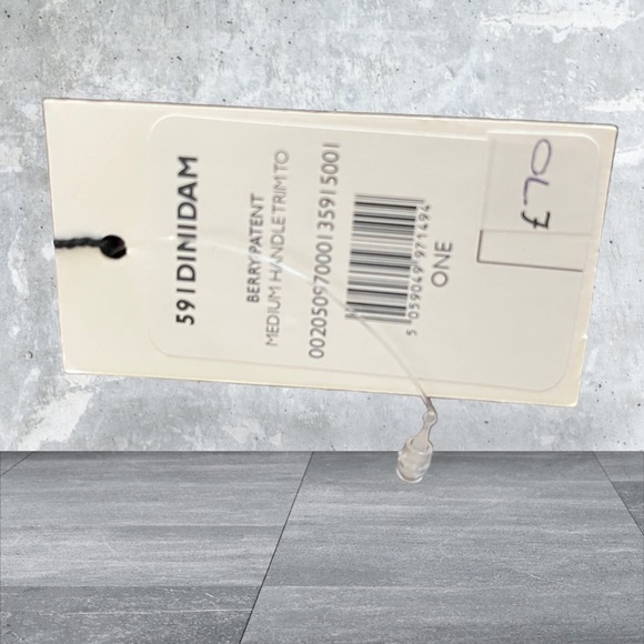 DUNE London Berry Patent Medium Bag BNWT - Picture 13 of 13